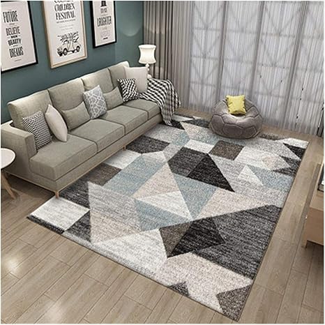 Amazon 大型リビングルームラグ幾何近代ストライプカーペットベッドルームベッドサイドブランケットラグマットソフトスタディルームラグ Color 4 サイズ 60x90cm ラグ カーペット オンライン通販