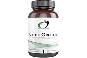 Designs for Health Oil of Oregano Softgels - Oregano Oil Supplement with Highly Concentrated Carvacrol - Supports Intestinal Cleansing - Small Pills (120 Softgels)
