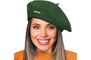 Nawati Wool French Berets for Women, Solid Color Beret Hats for Women Girls Lady, Casual and Chic Vintage Painters Hat