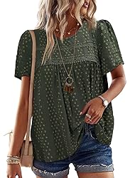 Falechay Blouses for Women Fashion 2025 Hook Flower