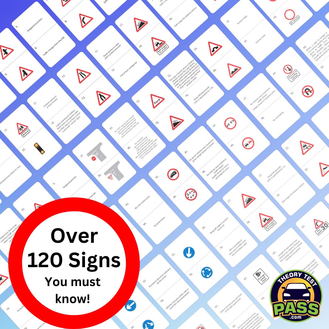 Mua Theory Test Pass Road Signs Flash Cards 2025 UK– Practical and Easy ...