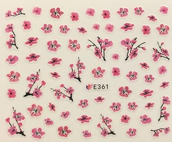 Amazon Com Pegatinas De Flores De Cerezo Japonesas Para