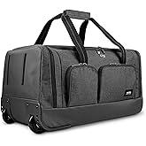 Solo New York Leroy Carry-On Wheeled Duffle Bag, 49L Capacity