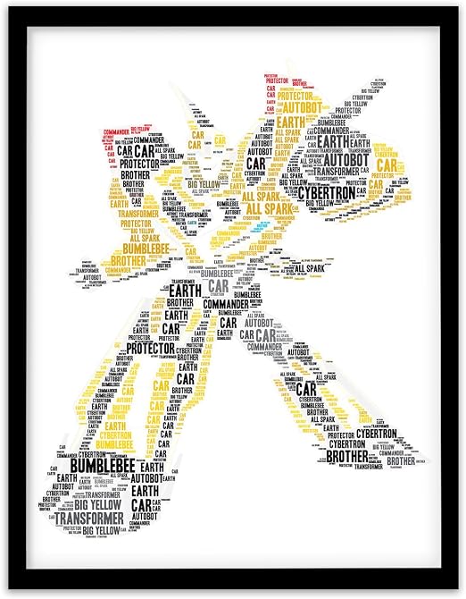 Fp1052 Aussergewohnliche Transformers Geschenke Bumblebee A4 Print