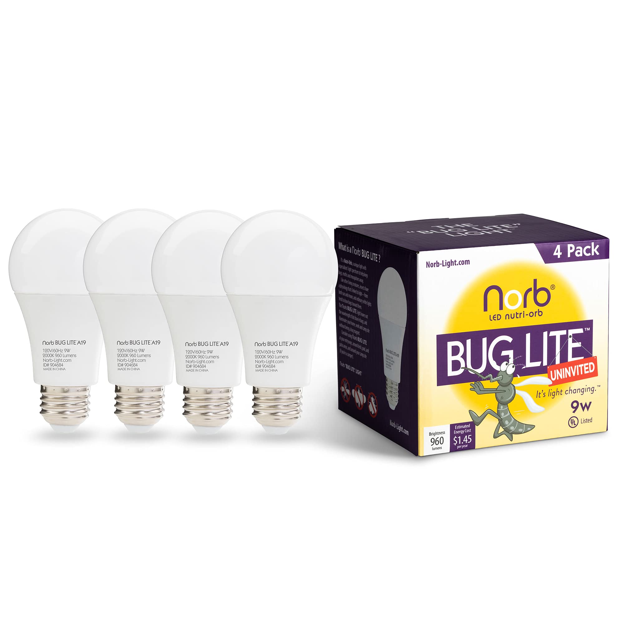 Norb Bug Lite - Bug-Reducing LED Light