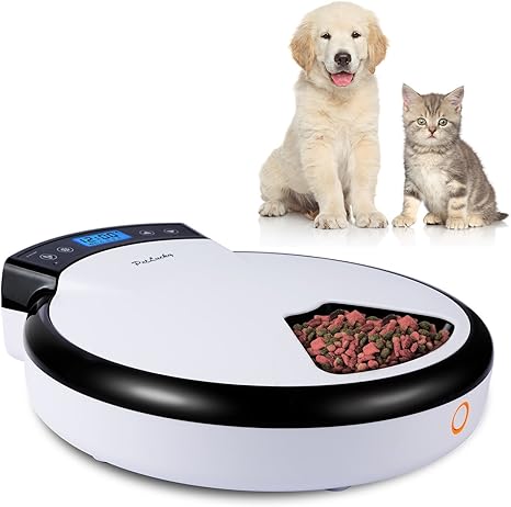 Amazon Com Petlucky Automatic Pet Feeder For Dogs And Cats With