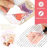 Hoiny Sticky Notes Animal Pack 270 Pieces 120 Index Tabs Cute Cartoon Memo Pages view 2