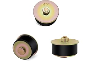 Daptemn 1-3/4" Rubber Expansion Freeze Plugs, 3PCS Automotive Engine Expandable Freeze Rubber Plugs Fit Hole: 1-3/4" to 1-7/8"(44 mm - 47 mm)