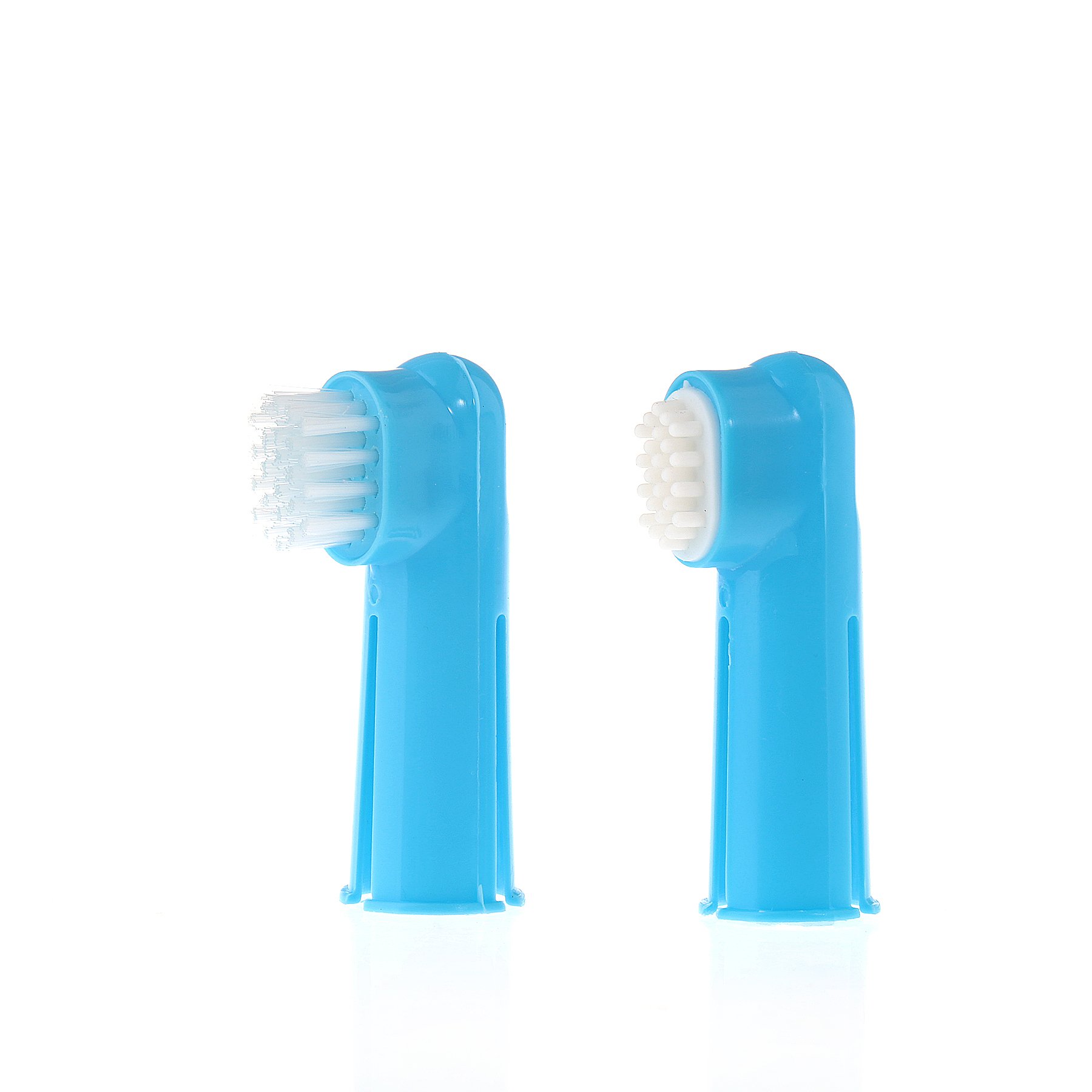 Dog Toothbrush Set of 1 Dual-headed Brush For Better Dog Dental Care And Dog Breath Freshener - Bonus 2 Finger Toothbrushes Included -for Small to Large Dogs, Cats, & Most Pets