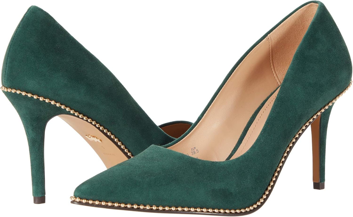 COACH 85 mm Waverly Pump with Beadchain green Size 8 UK Amazon.co.uk