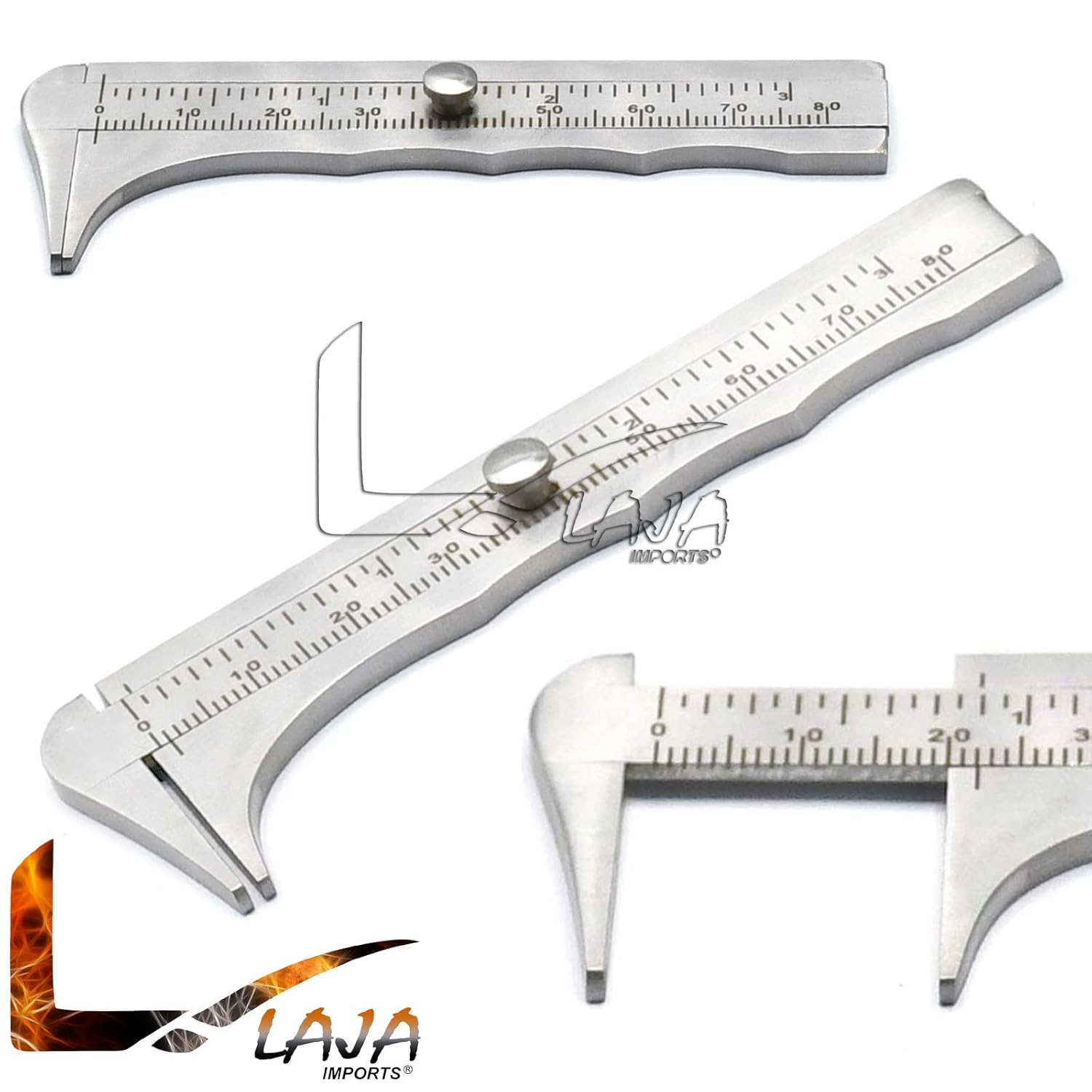 Digital Calipers LAJA Imports Retro Vernier Caliper Mini Sliding Pocket