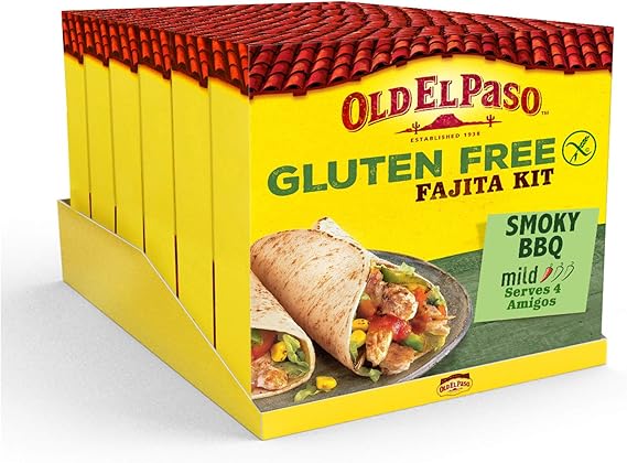 Old El Paso Gluten Free Smoky Bbq Fajita Kit 462g Pack Of 6 Amazon Co Uk Grocery