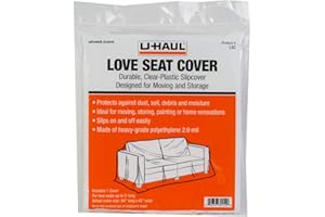 U-Haul Moving & Storage Love Seat Cover (Fits Two-Seater Sofas and Couches up to 5' in Length) - 94" x 42"
