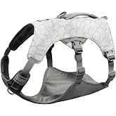 Ruffwear, Swamp Cooler Dog Body Harness, Graphite Gray, Small | Breathable Evaporative Cooling, UPF 50+ Sun Protection, Secure Fit, Lift and Assist Handle, Three Leash Attachment Points