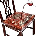 LAMINET New & Improved Deluxe Heavy-Duty Waterproof Spill Resistant Removable Crystal-Clear Plastic Adjustable Patented Chair Seat Protector - Fits Chair Seats Up to 21″ x 21″ - Set of 4