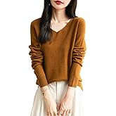 Chanyarn Women's 100% Merino Wool V Neck Sweater 2025 First-Line Ready to Wear Casual Long Sleeve Seamless Knit Sweater