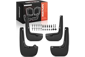 A-Premium Set of 4PCS Mud Flaps Splash Guards Mudguards Mudflaps with Hardware Kits Accessory Compatible with Chrysler Pacifi