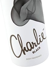 Revlon Charlie Black Perfumed Body Fragrance 75ml - 6 Pack view 2