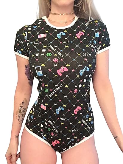 LittleForBig Erwachsene Baby Einteiler Windel-Liebhaber (ABDL) Druckknöpfe im Schritt Strampler -Baby Spieler Strampler