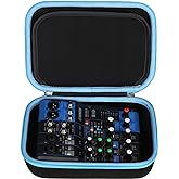 Tourmate Hard Storage Case Compatible for YAMAHA MG06X/MG06 6-Input/AG03/AG03 MK 2/AG06MK 2 Stereo Mixer, Protective Hard Shell Carrying Bag(CASE ONLY)