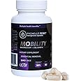 Michelle Peiret Mobility Magnesium + Collagen, Magnesium Citrate with Hyaluronic Acid & Vitamin C for Bone & Muscle Support, 60 Capsules