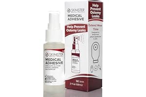 Skinister Medical Adhesive Spray | Silicone Skin Glue for Ostomy Bags, Breast Forms, Condom Catheters, Prosthetics, SFX | 2oz