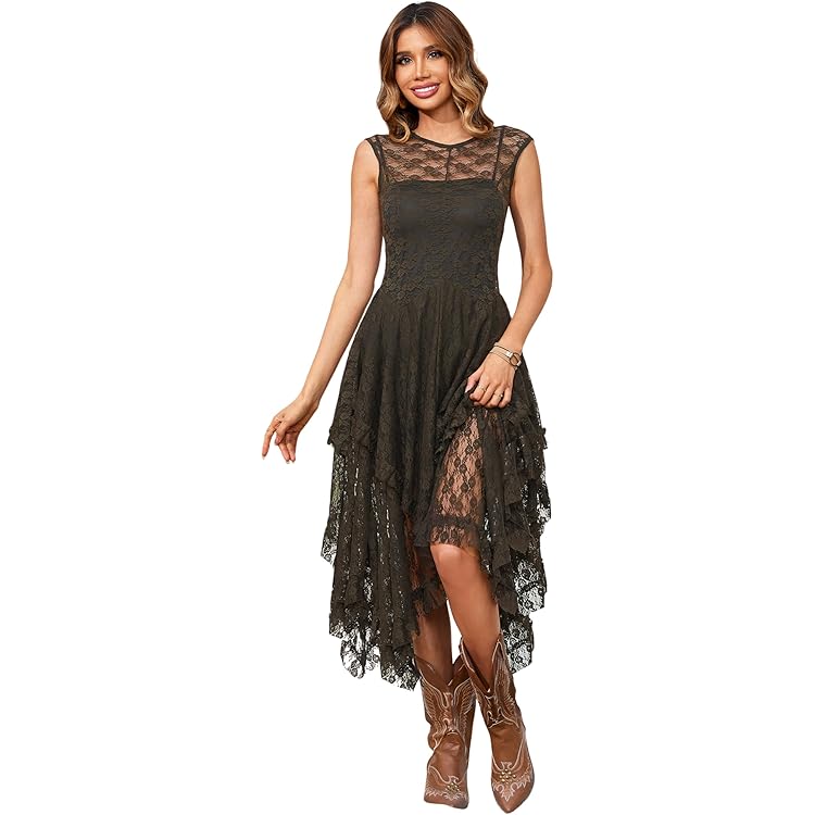 Amazon.com: Dolls Kill Dearly Departed Lace Dress by Widow