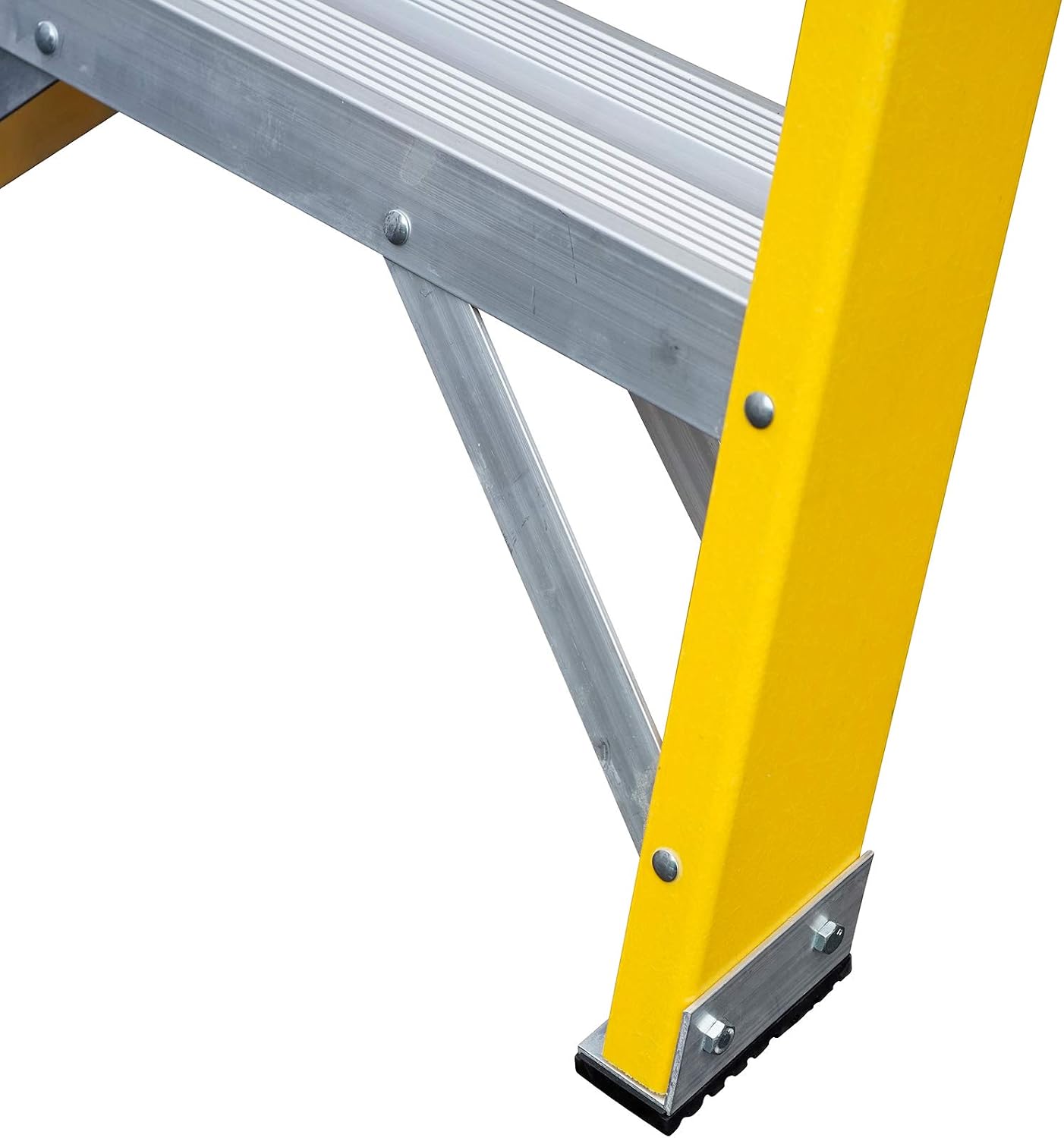 TB Davies 1236-004 Trade Electrician Platform Step Ladders, 4 Tread, Platform Height 1.0m, GRP Fibreglass, Built-in Tool Tray - Image 3