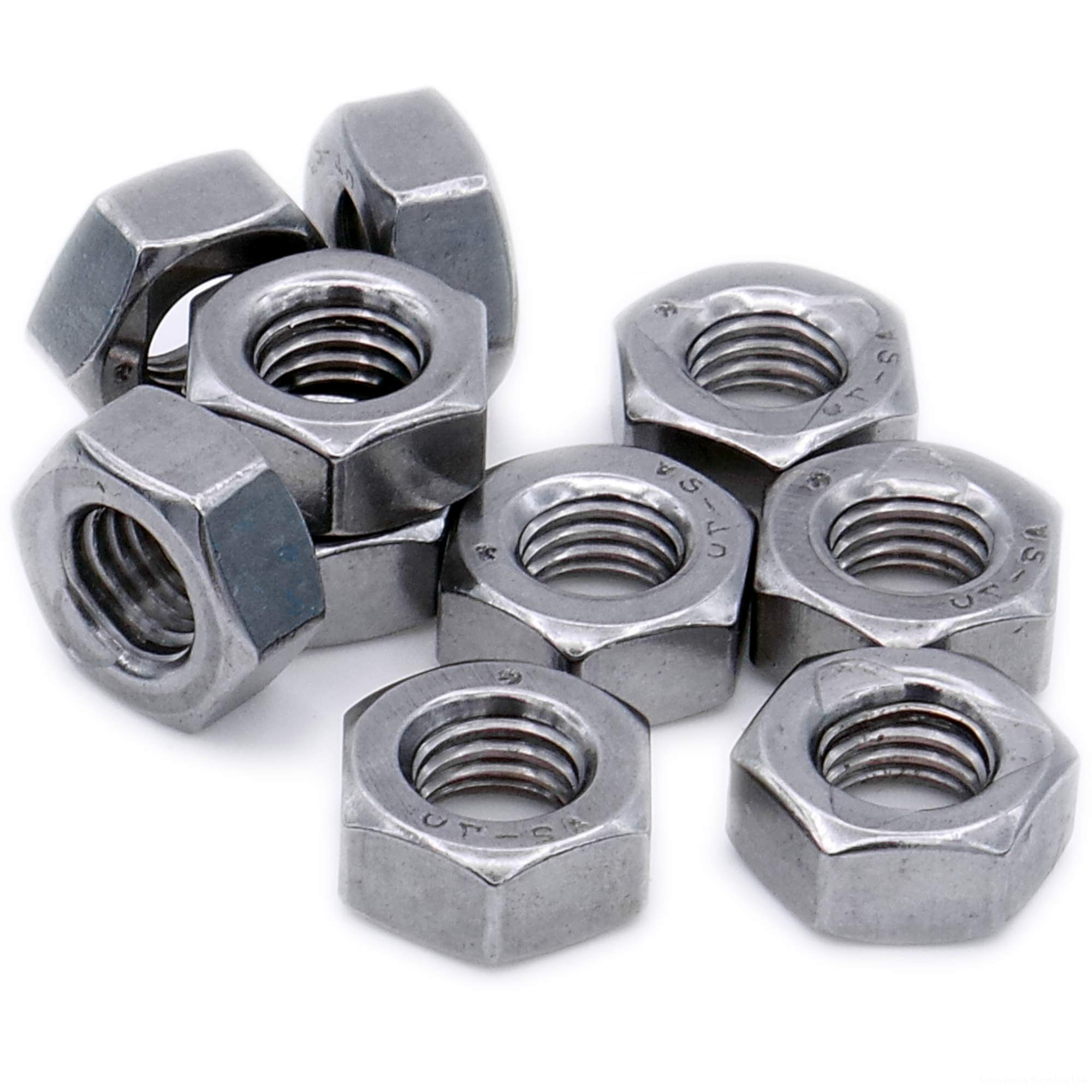 M6 (6mm) All Metal Self Locking Nut - Stainless Steel (A2) (Pack of 10)