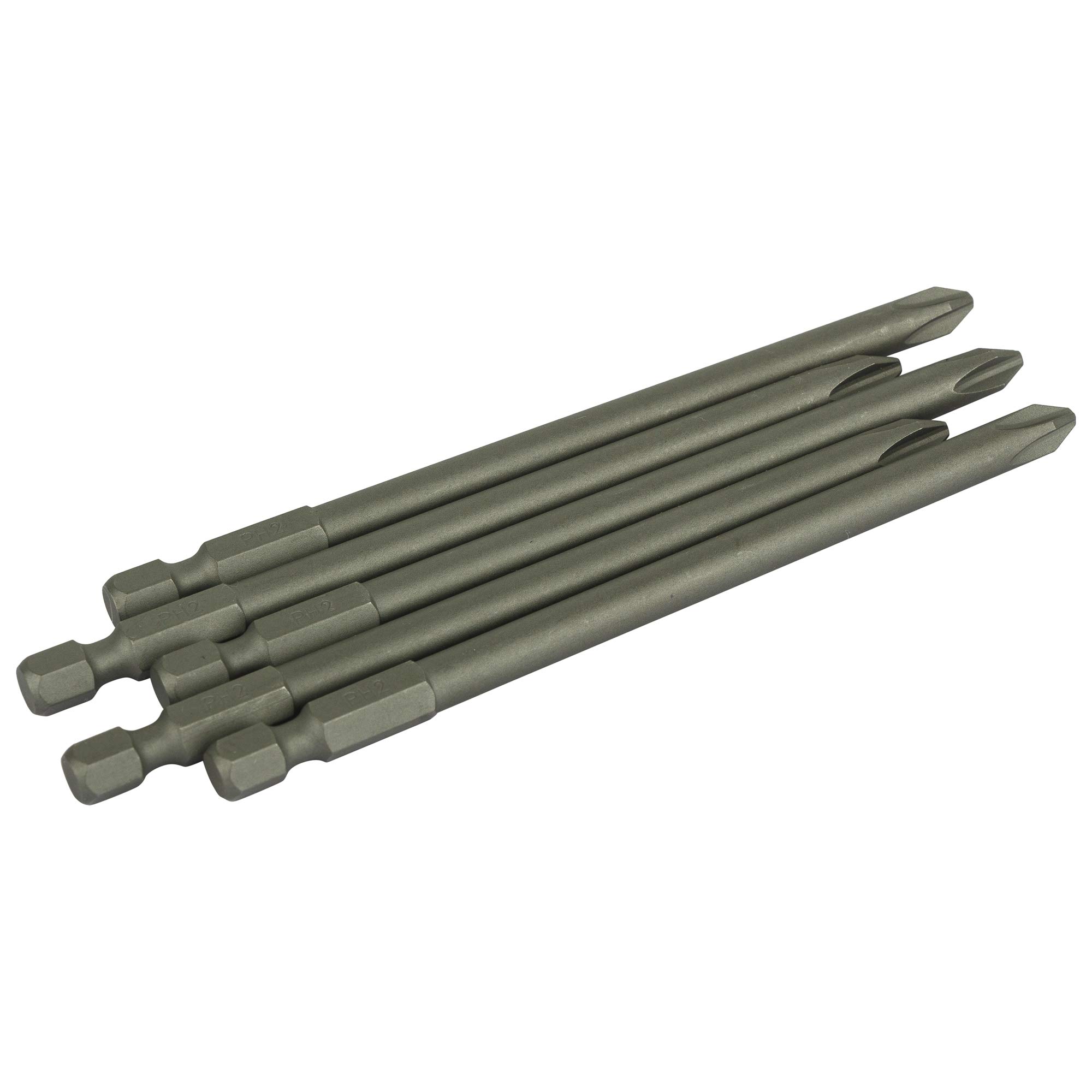 DEWALT DT7204-QZ Bits De 110mm PH2 for DIYers & Professionals, Designed for Repair, Installation and Workshop tasks, 110mm, 5-piece Set
