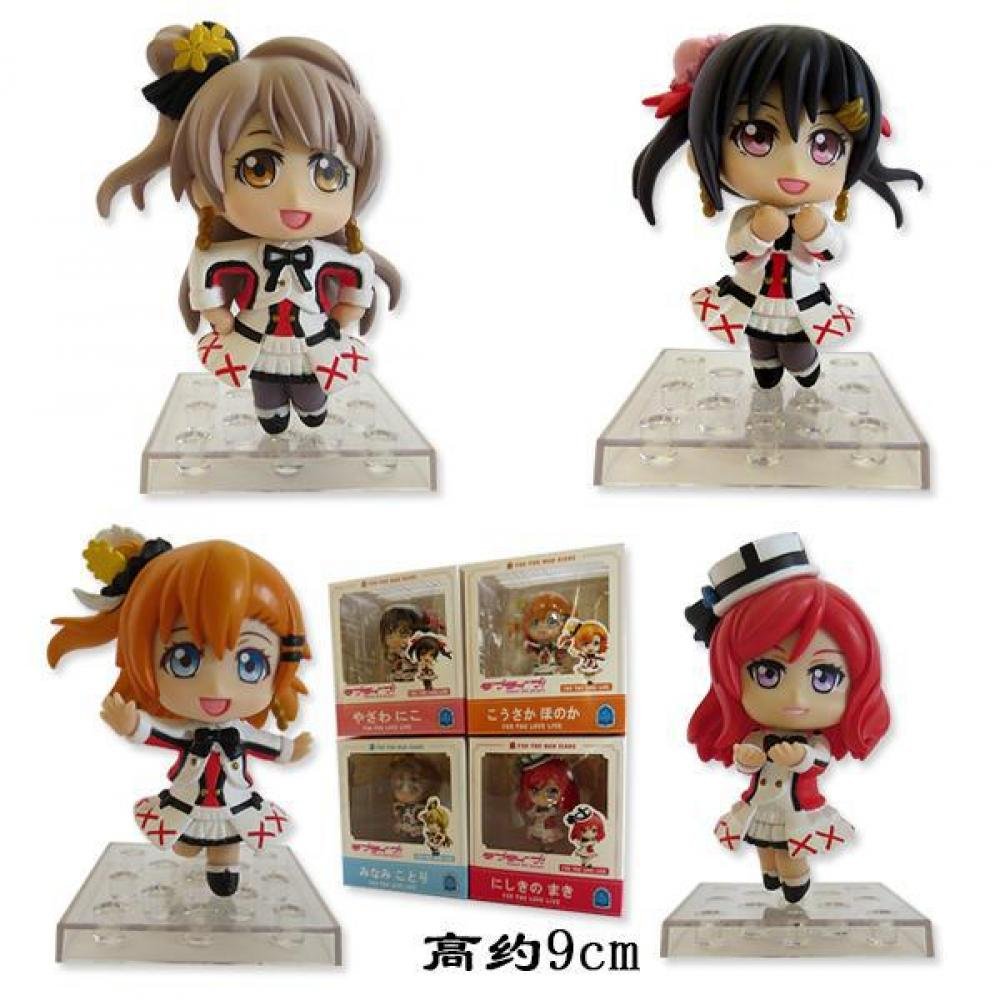 Buy Love Live Kousaka Honoka Minami Kotori Sonoda Umi Q Version Pvc Action Figures Toys 9cm 4pcs Set Fga6 Online At Low Prices In India Amazon In