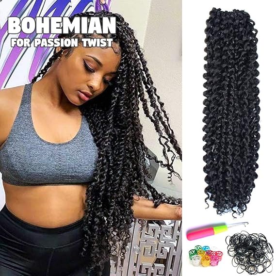 Amazon Com Passion Twist Hair 18 Inch Long Bohemian For Passion
