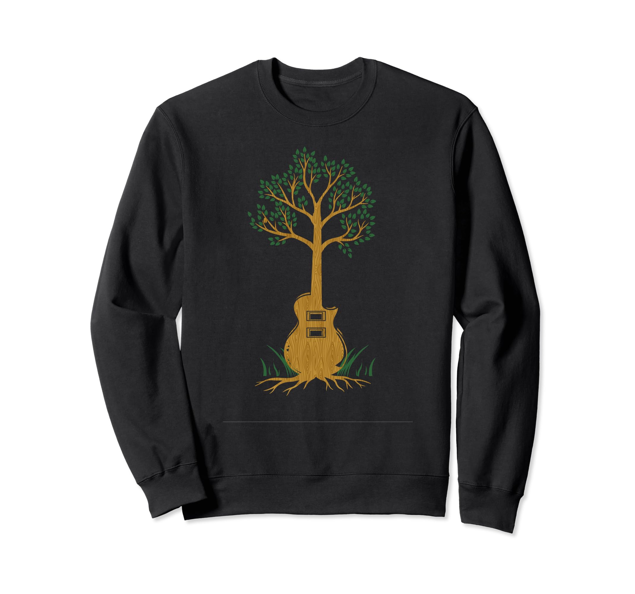 Electric Guitar Tree Musician - E-Guitar Rock Guitarist Sweatshirt