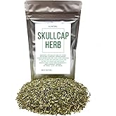 Skullcap Scutellaria Scullcap Herb from Germany - Natural, Cut & Dried Scutellaria Lateriflora - Net Weight: 1oz/28.5g