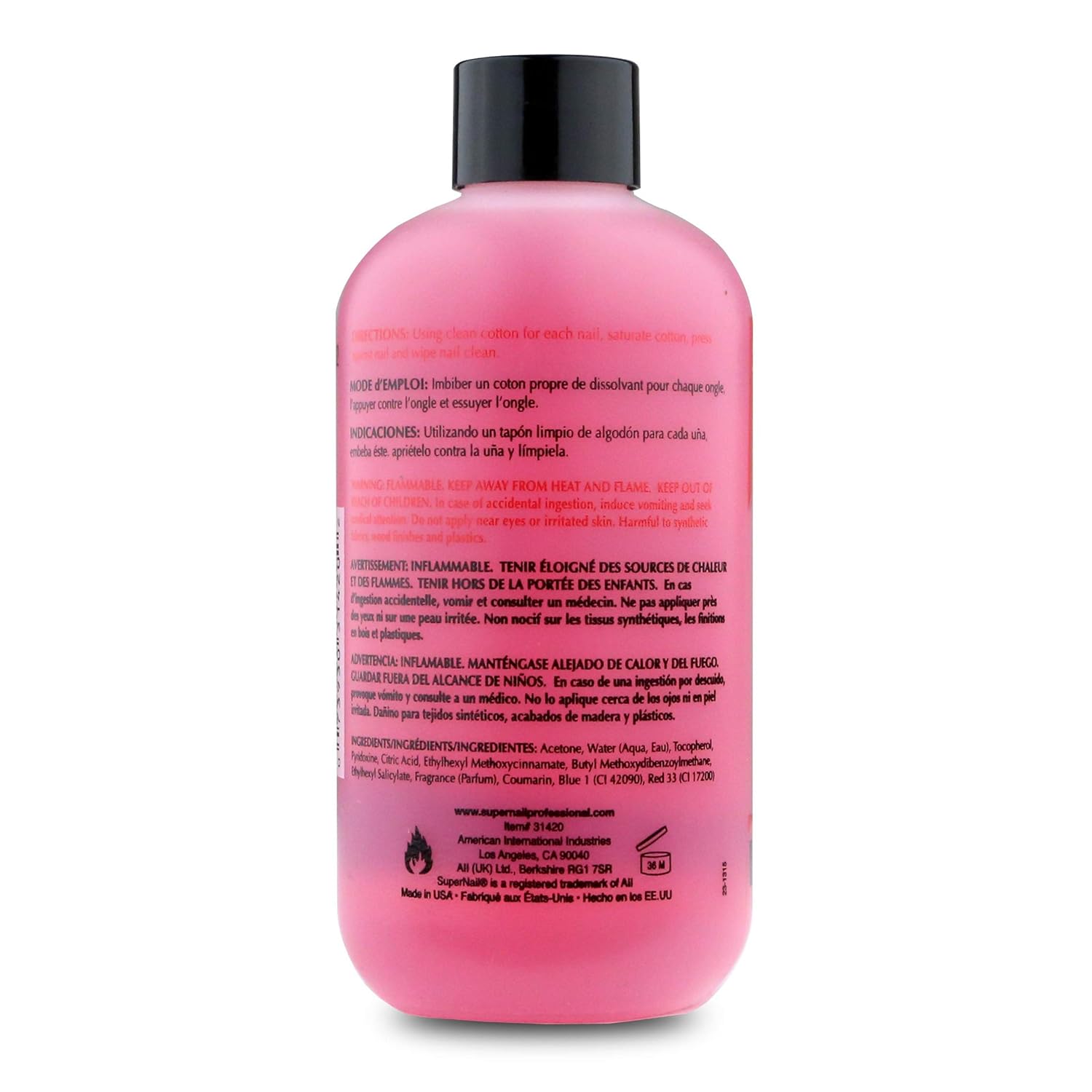 Supernail N/A Nail Polish Remover - 16 oz : Beauty
