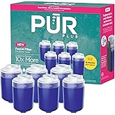 PUR Plus Faucet Mount Water Filter Replacement with Mineral Core for Great Taste, 6 Pack