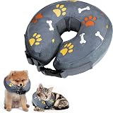 ANWA Inflatable Dog Collar—Adjustable, Soft E-Collar Alternative for After