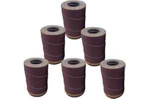 MONARCH INDUSTRIAL Ready-to-Wrap Sandpaper Rolls | 150 Grit | Pack of 6 | for Jet & Performax 1632 Plus & Ryobi WDS1600 Drum Sanders by Monarch Industrial