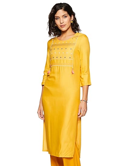 Women's Rayon Straight Kurta
