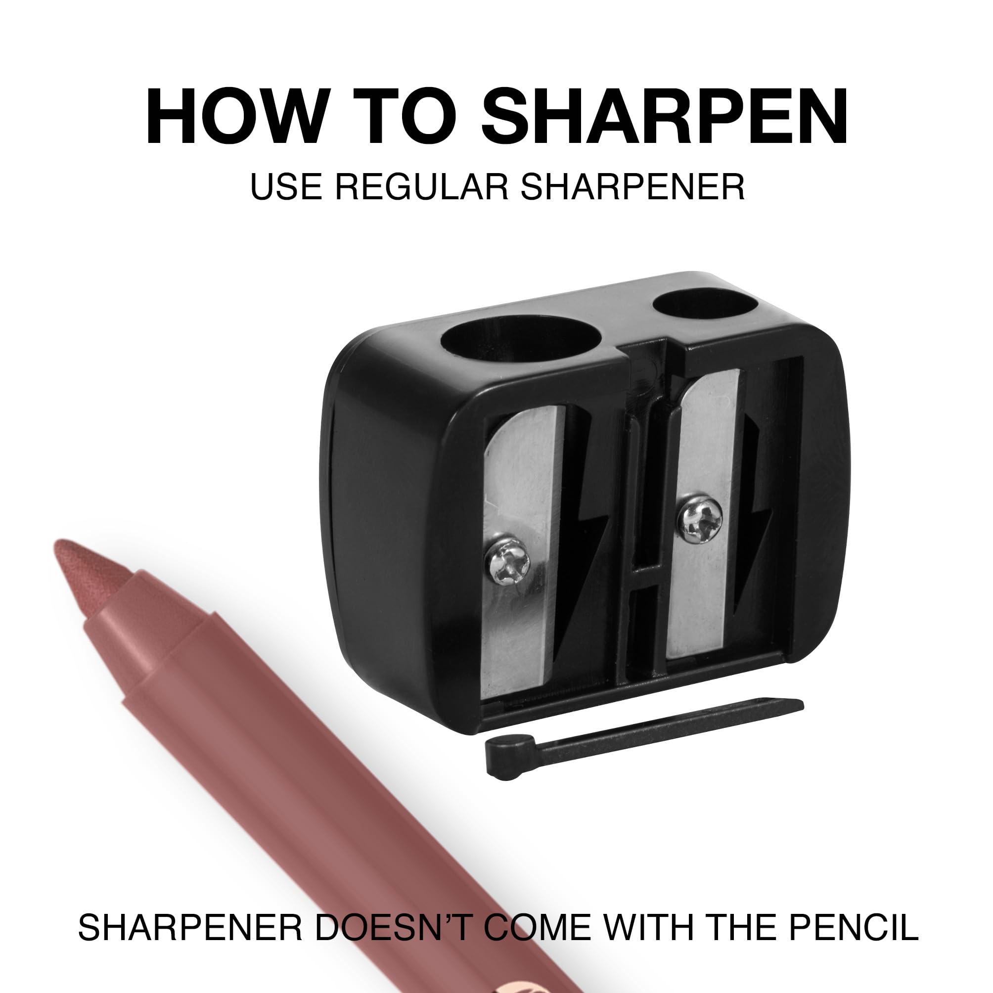 SELESTIA BEAUTY Long-Lasting & Waterproof Lip Liner Pencil – Oral Fixation – Precision Application with Sharpenable Tip (KINKY)