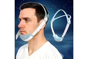 XINGZUAN Anti Snoring Chin Strap - Adjustable Snore Stopper for Sleeping | Breathable & Reusable Stop Snoring Solution | Comfortable Anti Snore Device for CPAP Users & Nighttime Snorers
