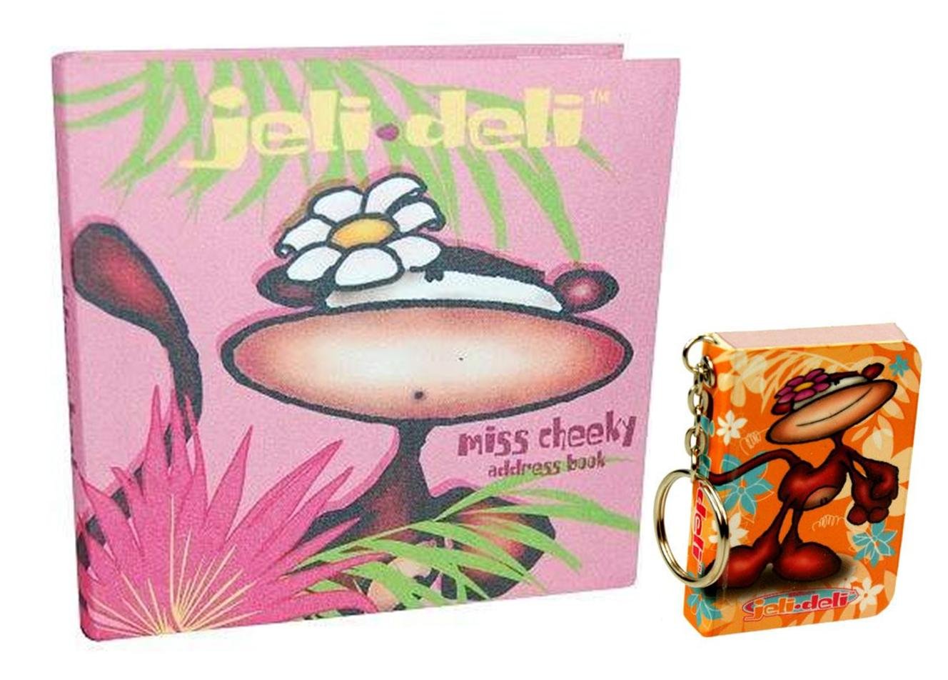 Jeli Deli Miss Cheeky Address Book & Keychain Notebook Amazon.co.uk