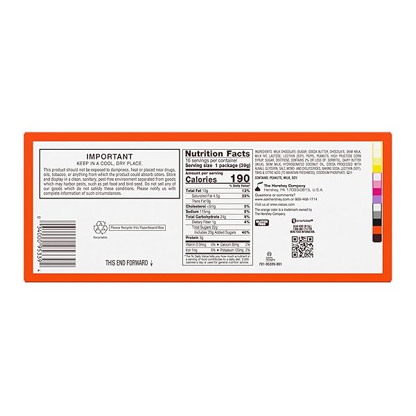 REESE’S BIG CUP CHOCOLATE LAVA MILK CHOCOLATE PEANUT BUTTER CUPS, CANDY PACKS, 1.4 OZ (16 COUNT)
