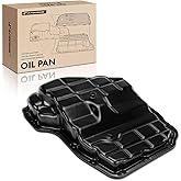 A-Premium Transmission Oil Pan with Drain Plug Compatible with 65RFE 68RFE 545RFE Transmission & Dodge Dakota Durango & Jeep 