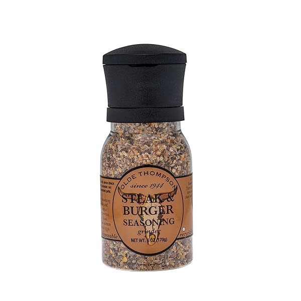OLDE THOMPSON STEAK & BURGER SEASONING GRINDER, SAVORY...