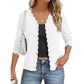 LILLUSORY Womens Cardigan Sweaters Long Sleeve Casual Lightweight Button Down V-Neck Fall Clothes 2026