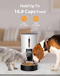 Petory Timed Automatic Cat Feeders - 4L Programable