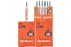 Sashco 10024 Big Stretch Caulk Pine Green 10.5-ounce