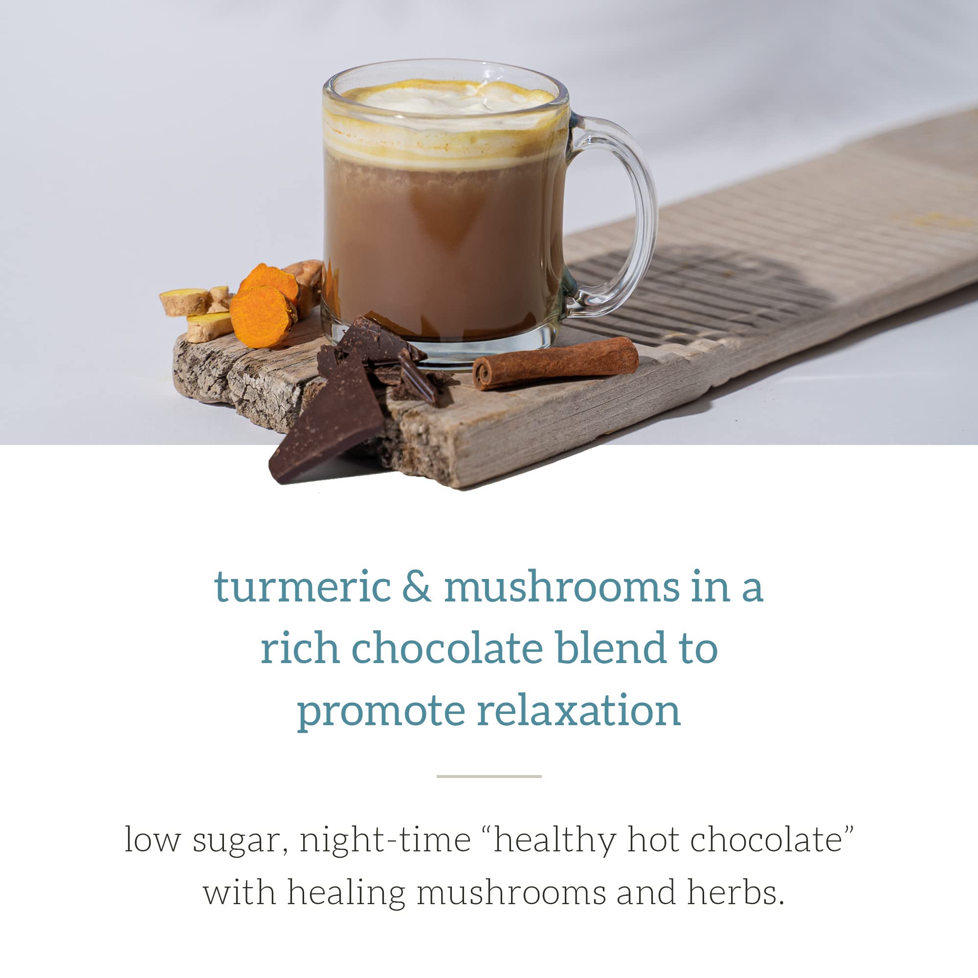 Organifi - Gold Chocolate - Superfood Supplement Powder - 20 Day Supply - Supports Restful Sleep, Immune Health and Recovery - Cocoa, Organic Turmeric and Reishi Mushroom Infused Golden Milk Drink Mix