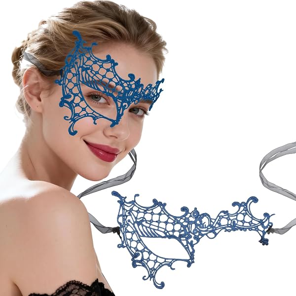 Mascarilla de Pavo Real para Mujer | Media máscara de Bola de Maquillaje con Plumas de Lentejuelas - Máscara de Estilo Veneciano para Fiesta de Halloween Accesorio de Disfraz de graduación